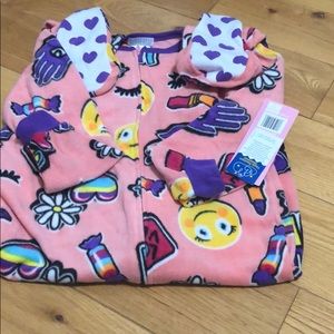 NWT** girls footed pajamas